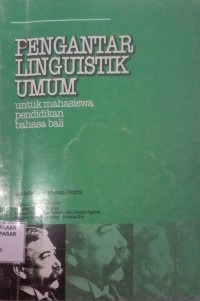 Image of Pengantar Linguistik Umum